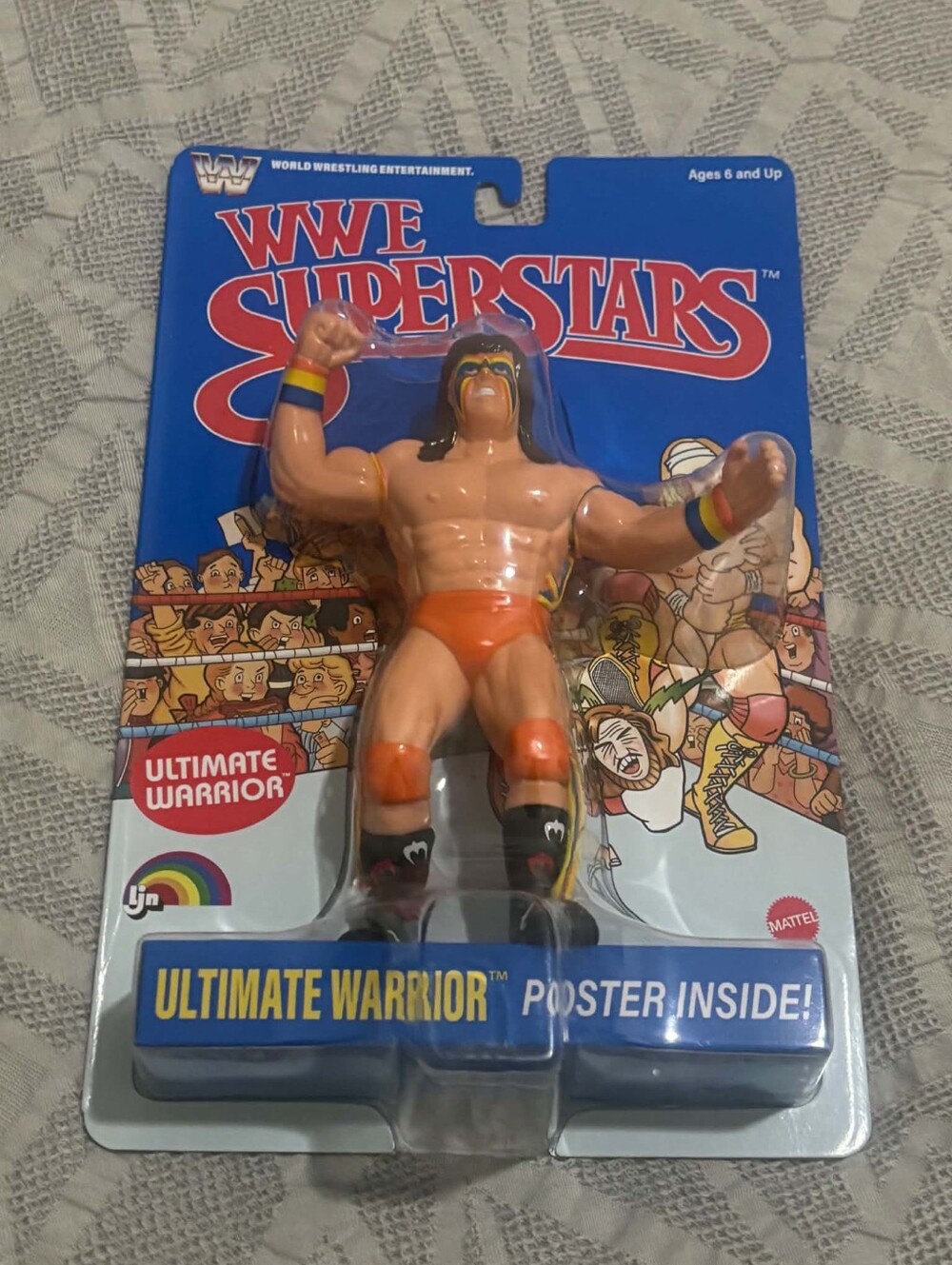 Ultimate Warrior LJN WWE Superstars Wave 219 80’s Retro 8” Action Figure New